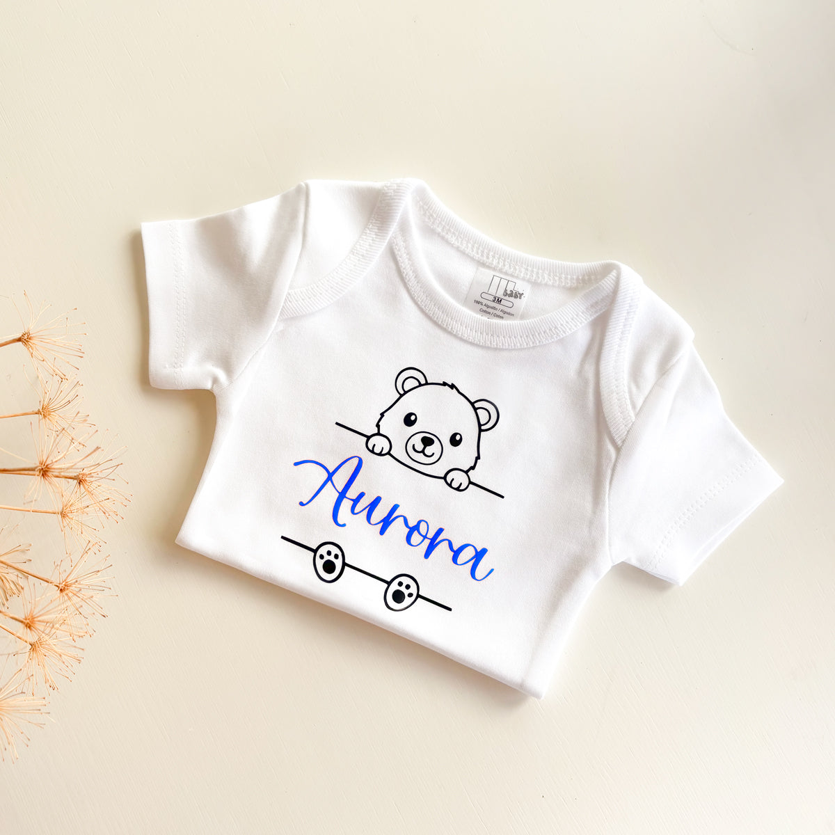 Body bebé Oso personalizado | Chin Pum