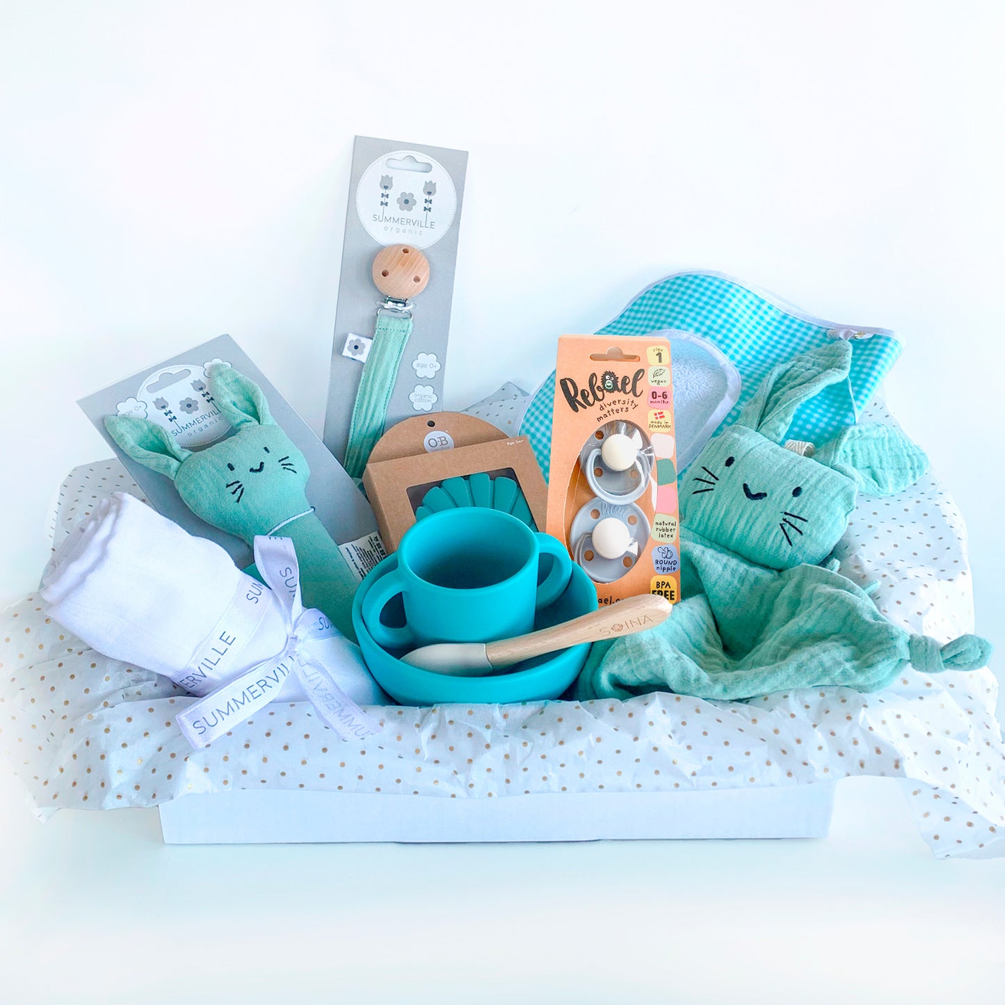 Caja regalo premium Conejo Menta