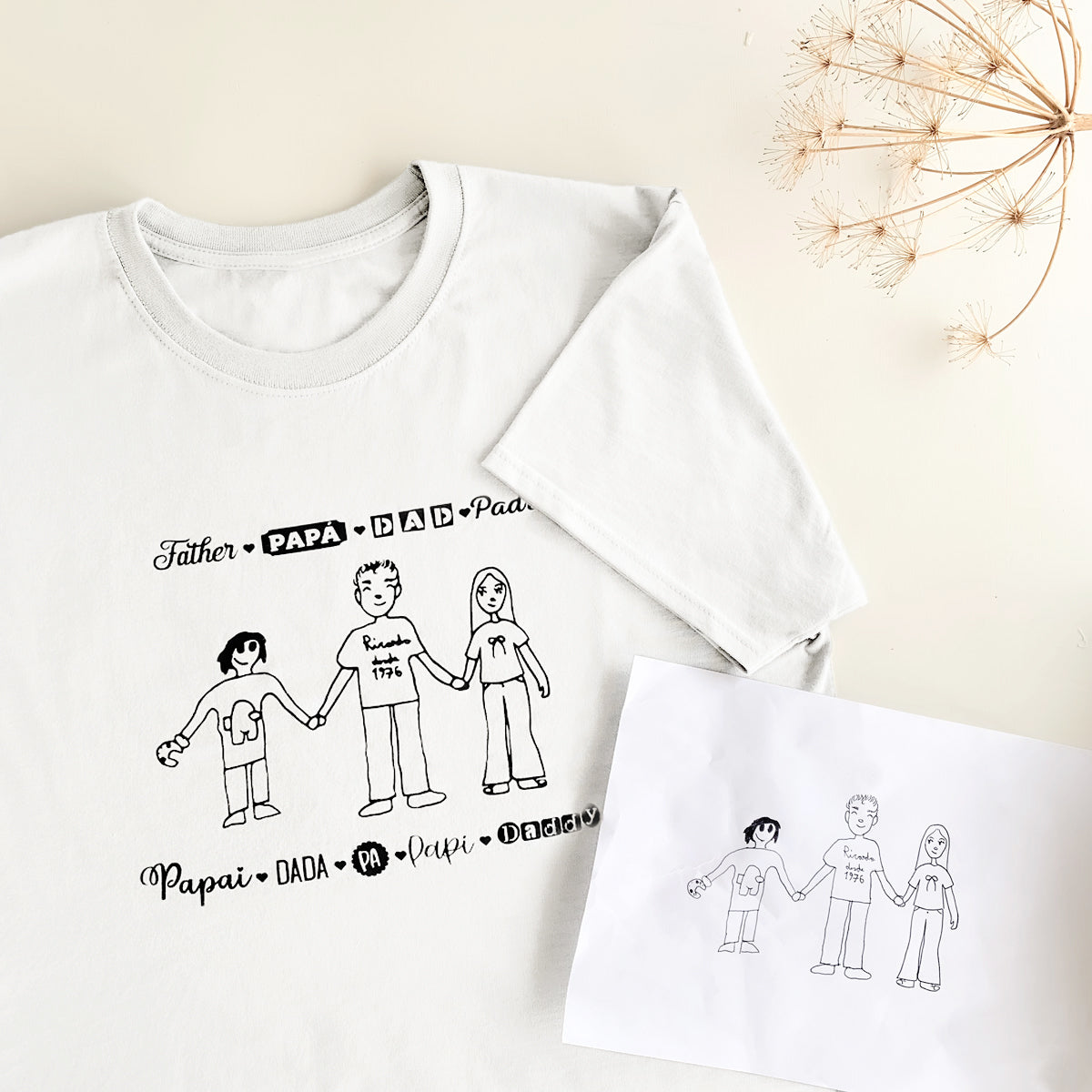 Camiseta regalo Dia del padre Personalizado | Chin Pum