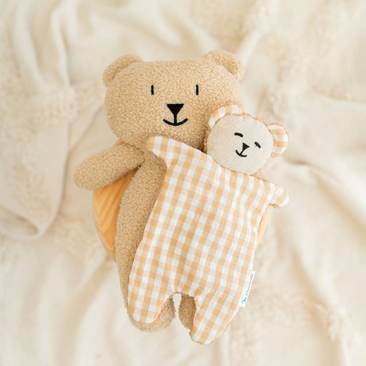 Doudou y peluche Oso Crema | ChinPum