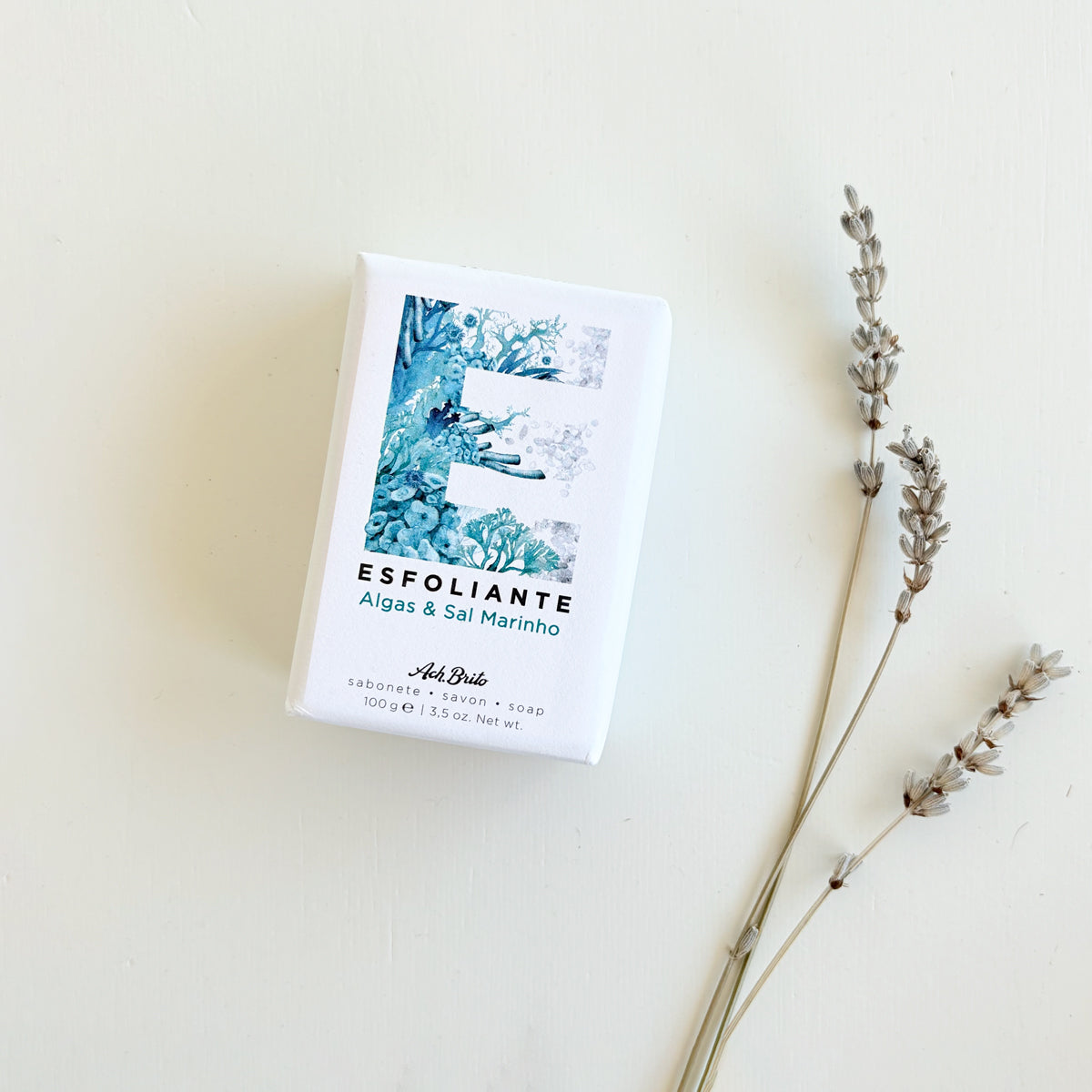 Jabón vegetal resfoliante. Algas y sal Marina | Chin Pum