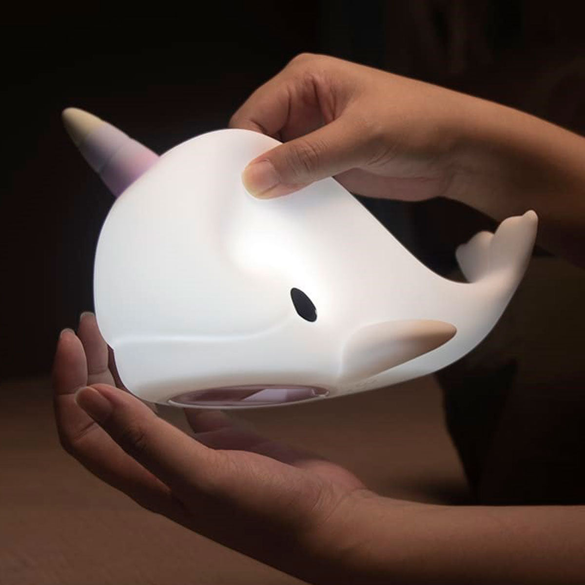 Luz de noche quitamiedos Ballena Narval | Chin Pum