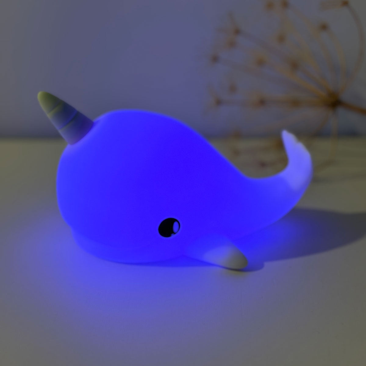 Luz de noche quitamiedos Ballena Narval | Chin Pum