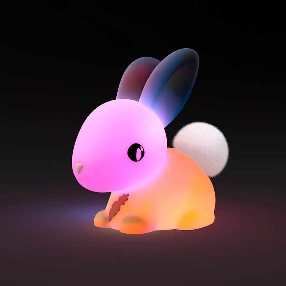Luz de noche quitamiedos Conejita con color | Chin Pum