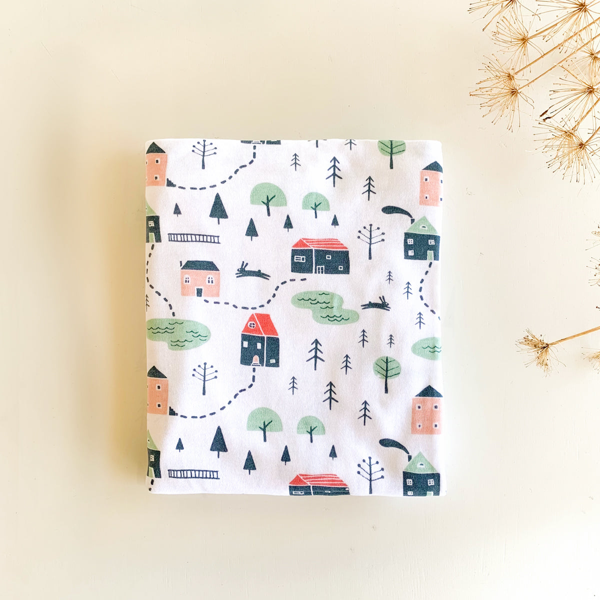 Manta Village de algodón orgánico para bebé | Chin Pum