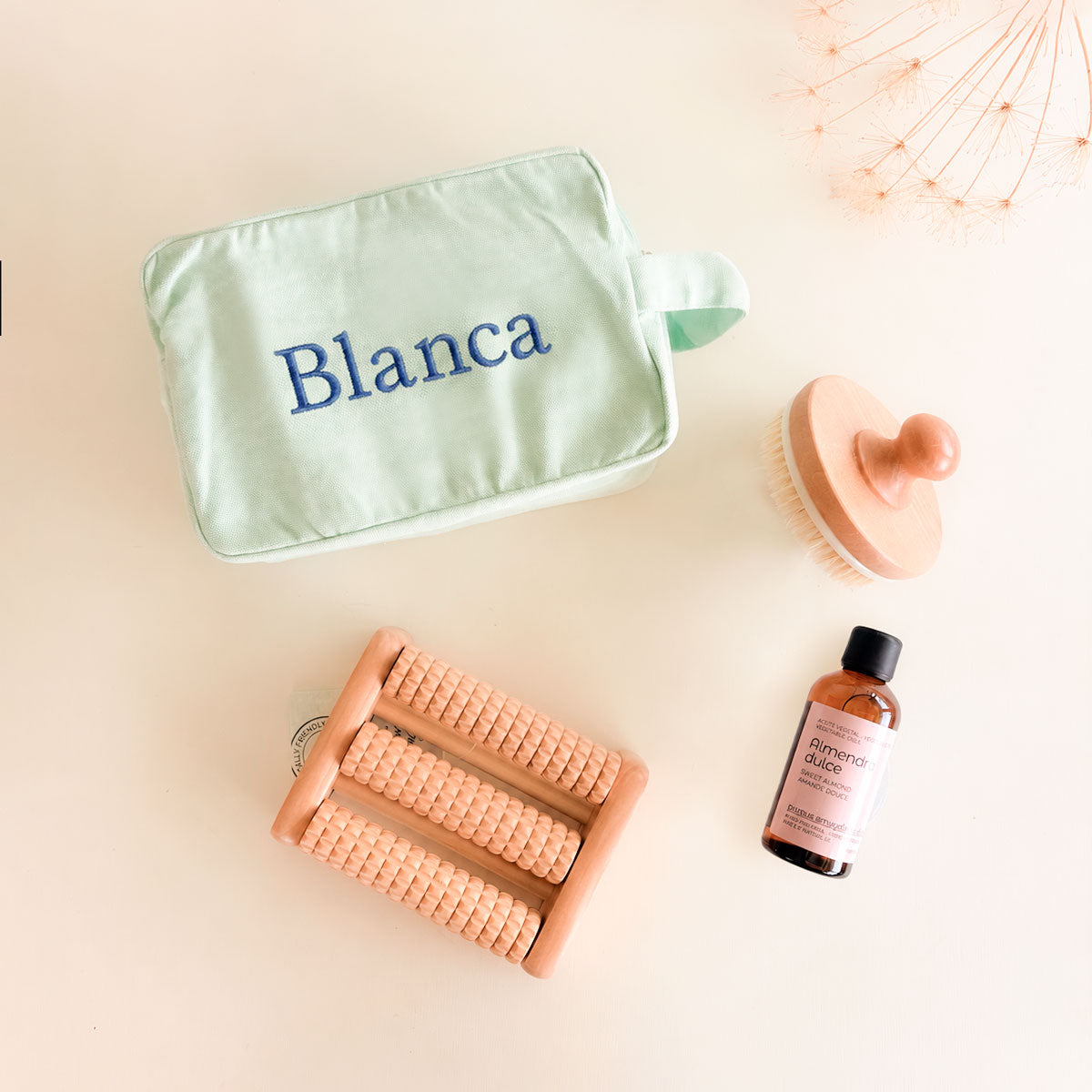 Pack mamá masaje descanso personalizado celeste | ChinPum