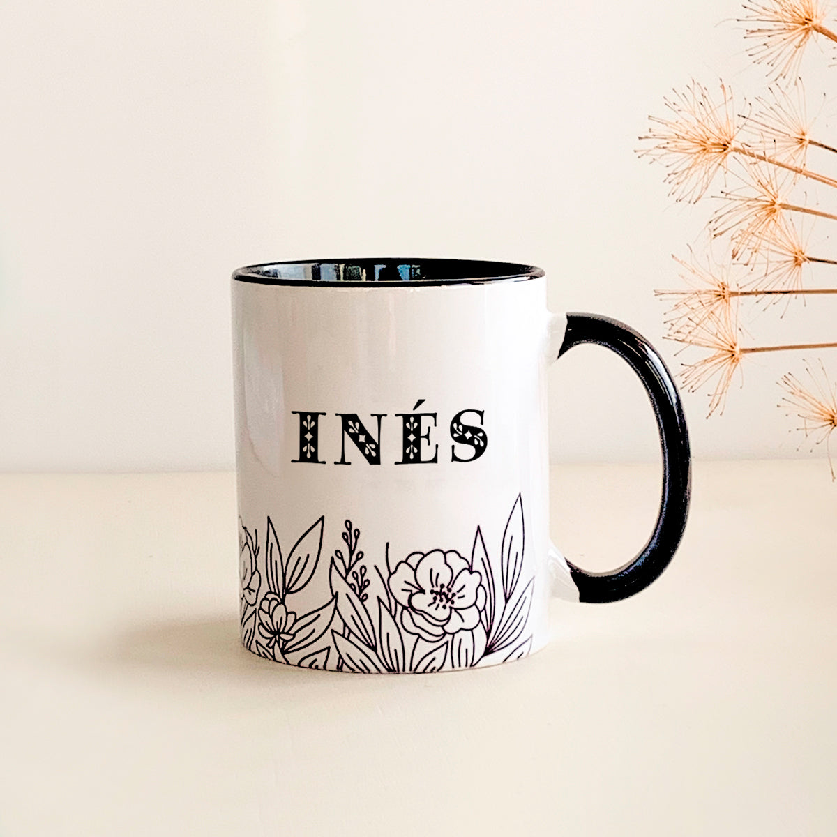 Taza "Flores silvestres personalizada | Chin Pum