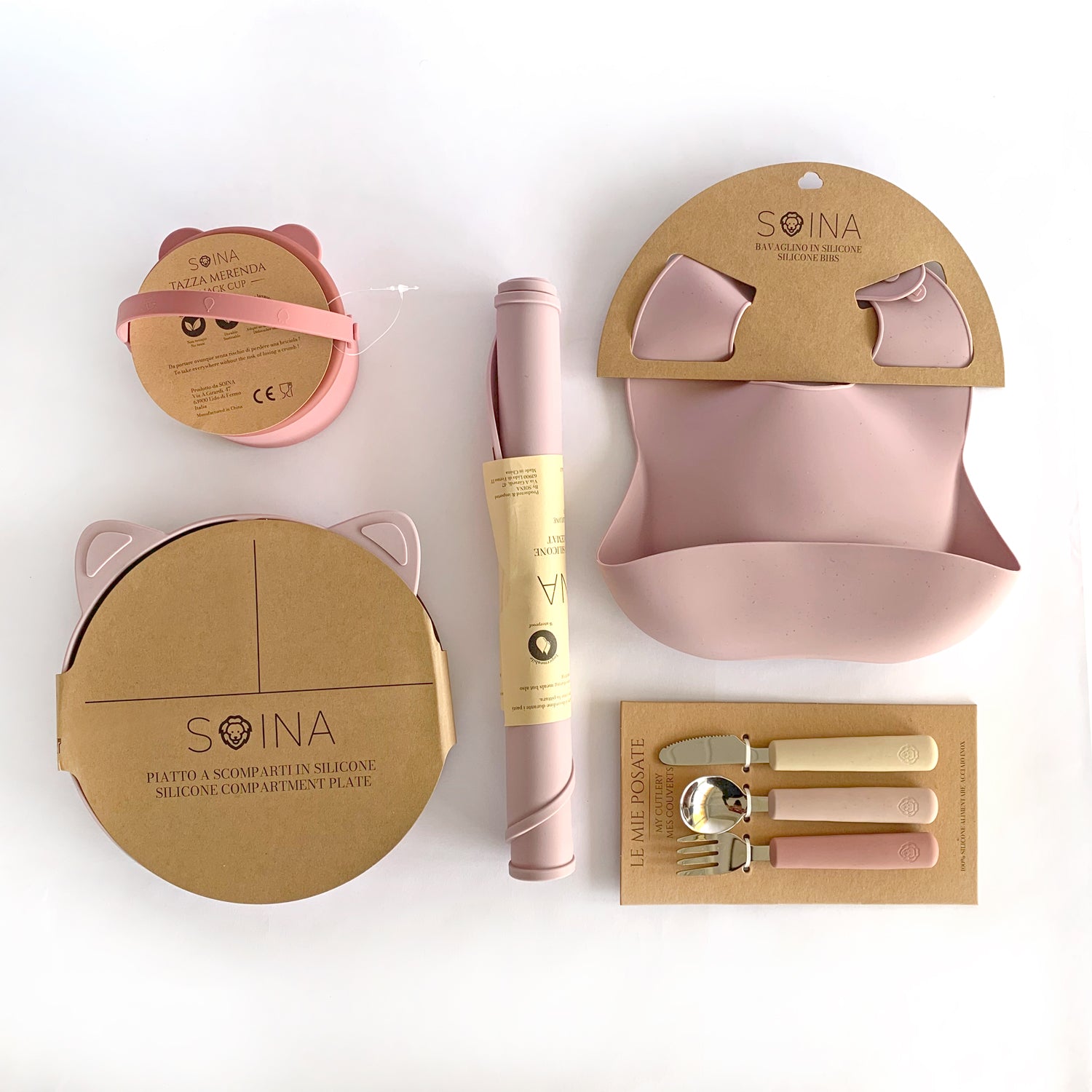 Vajilla Regalo Silicona Malva | Chin Pum