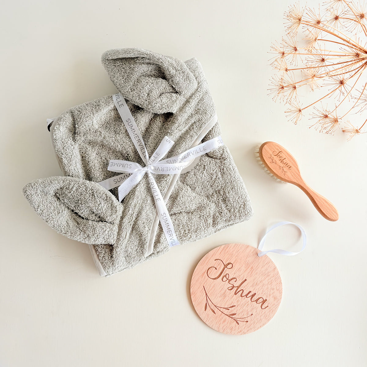 Caja para baño bebé Conejo Salvia | Chin Pum