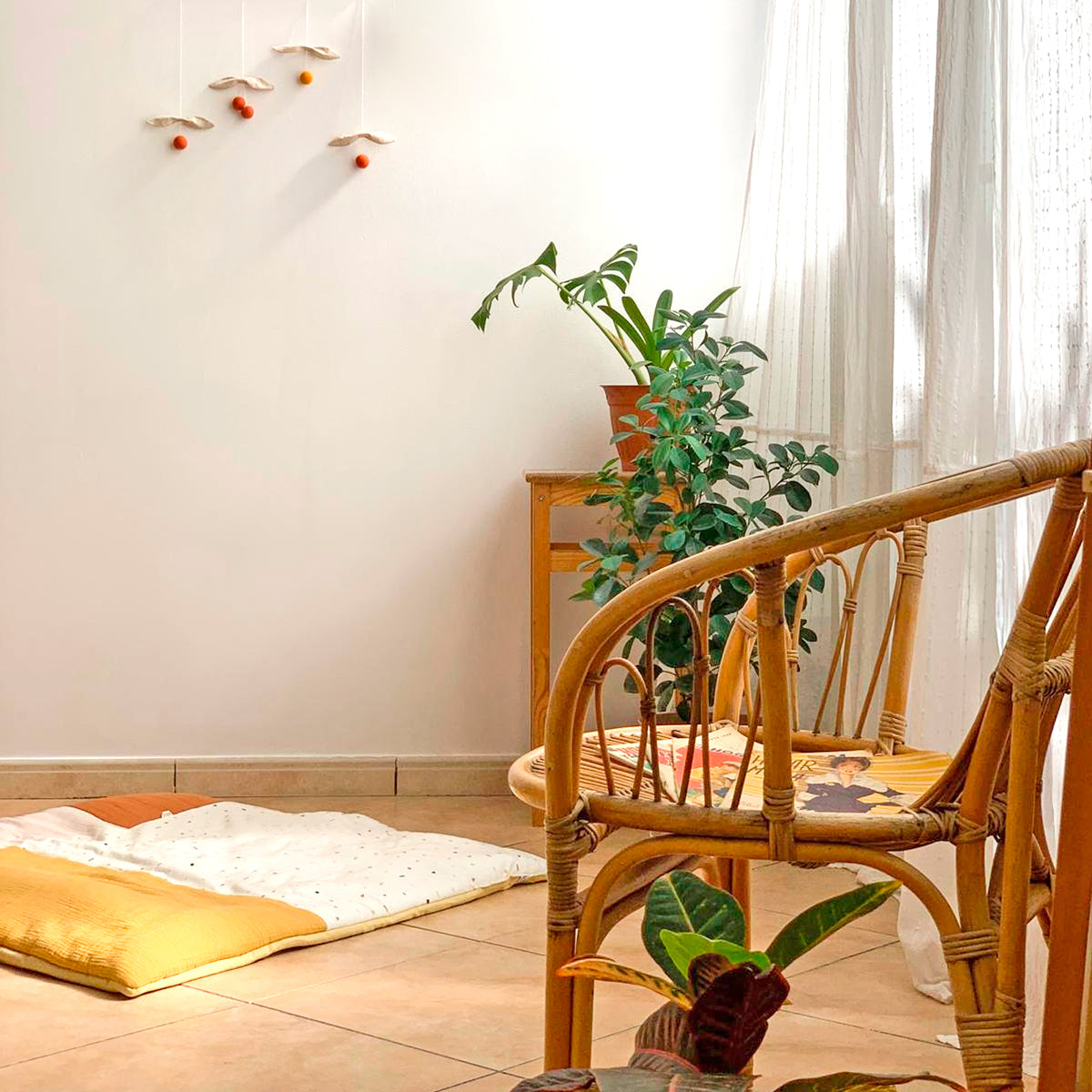 Alfombra de juego Shapes Bibak en habitación | Chin Pum