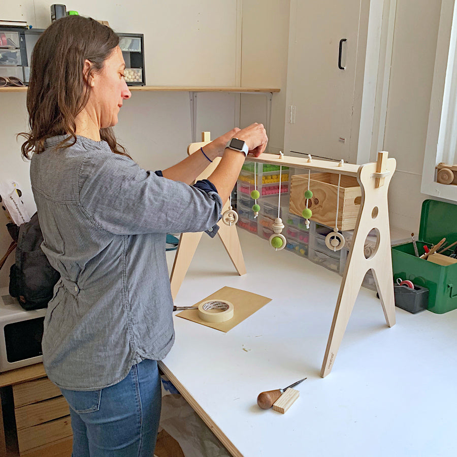 Fabricando un gimnasio ChinPum en el taller