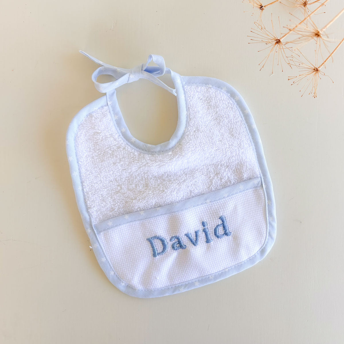 Babero algodón bolsillo delantero Personalizado | Chin Pum