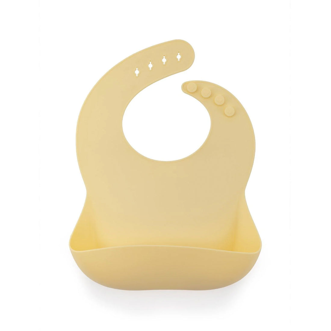 Babero silicona bolsillo delantero Amarillo | Chin Pum