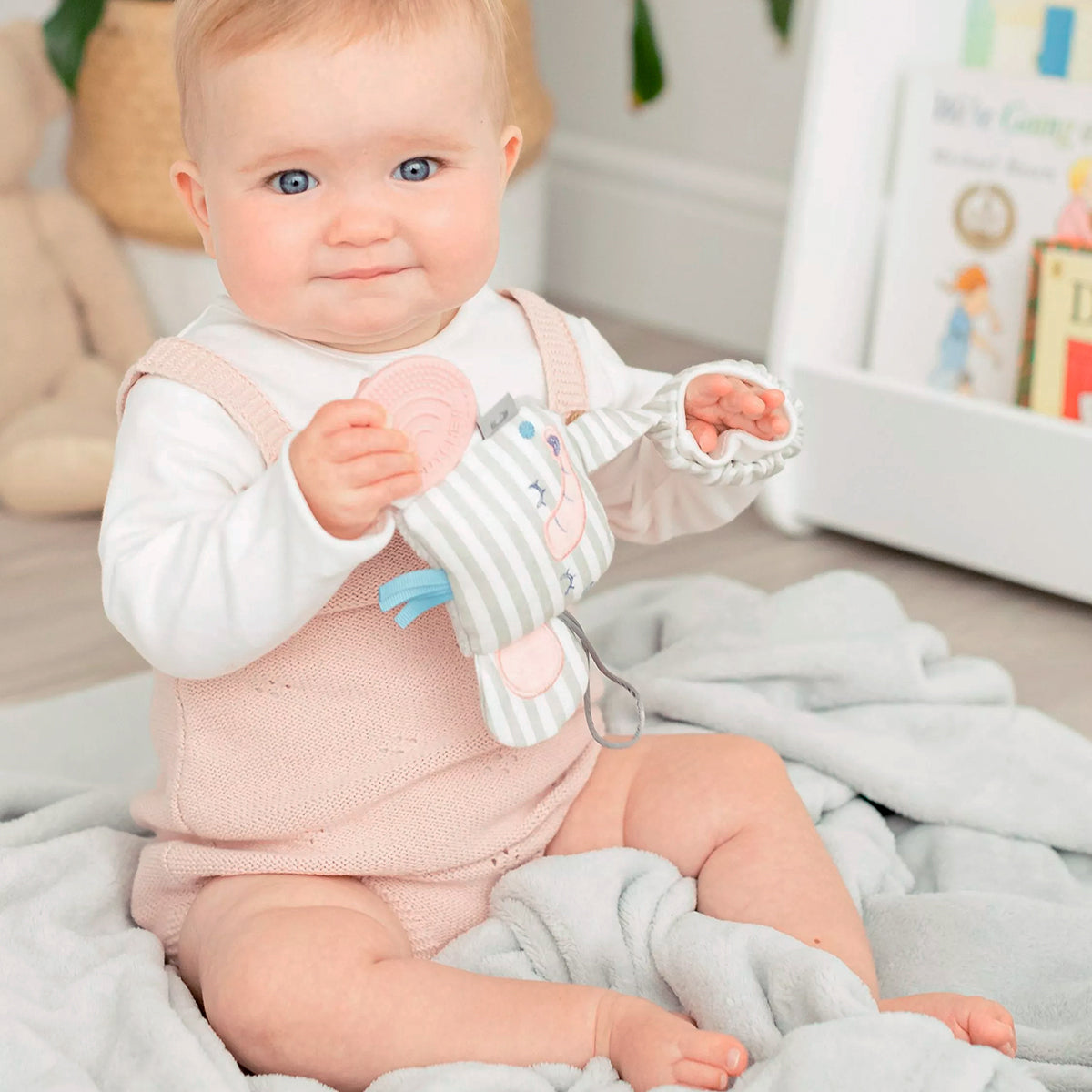 Bebé con mordedor Silicona texturas Elefante | Chin Pum