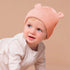 Gorrito Bebé Peach con orejitas personalizado | ChinPum.