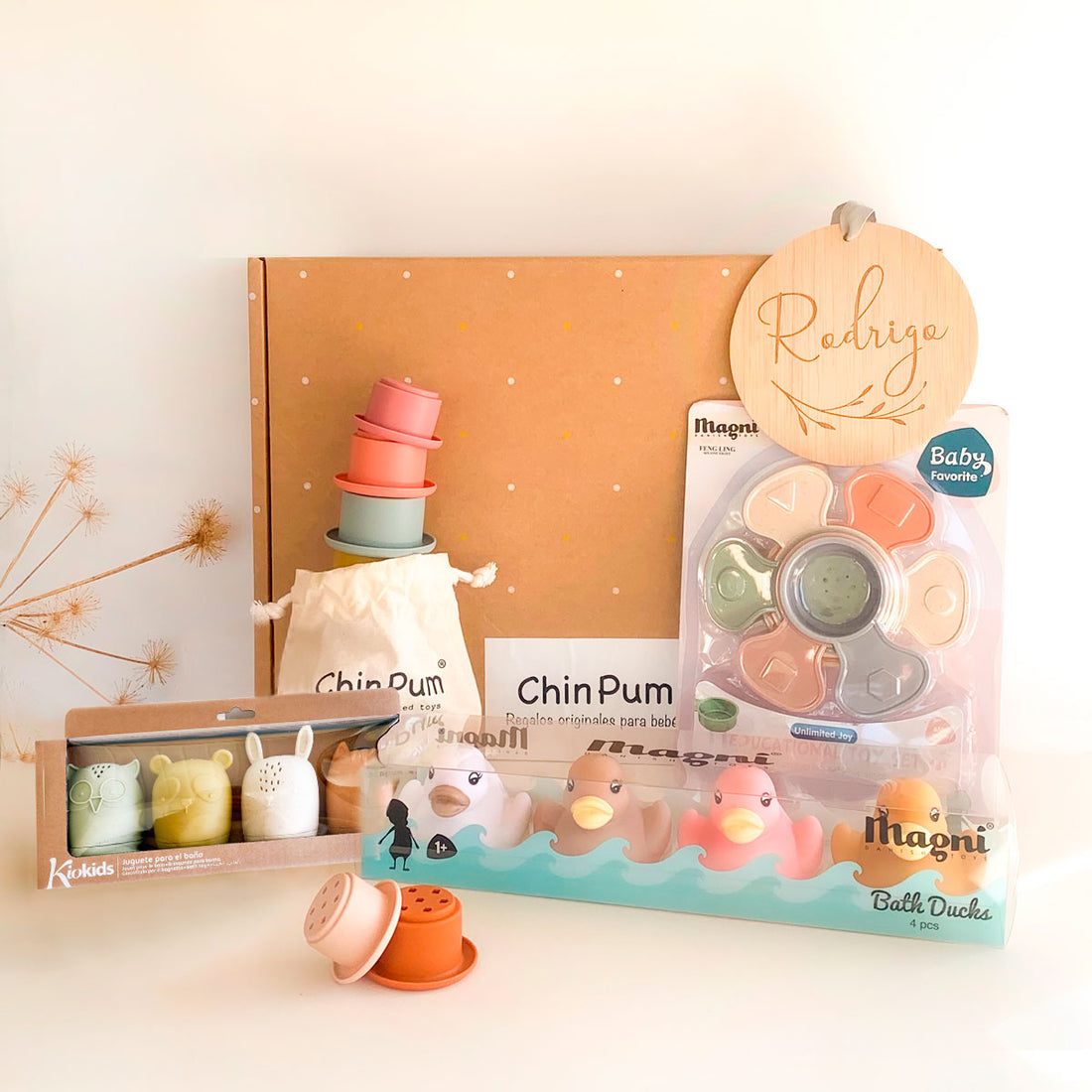 Caja regalo juguetes bebé  | Chin Pum