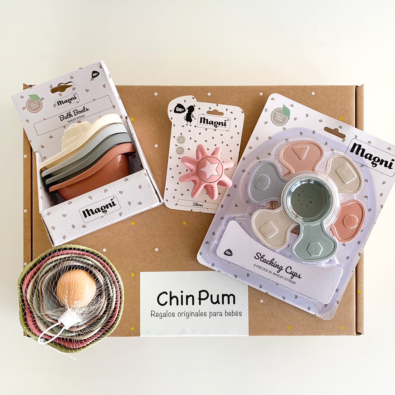 Caja juguetes Magni Rosa | ChinPum