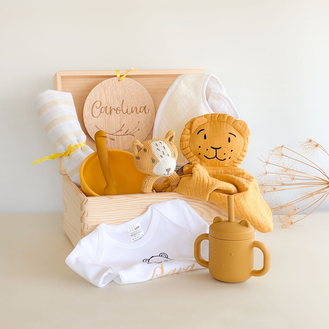 Caja regalo premium León Mostaza | Chin Pum