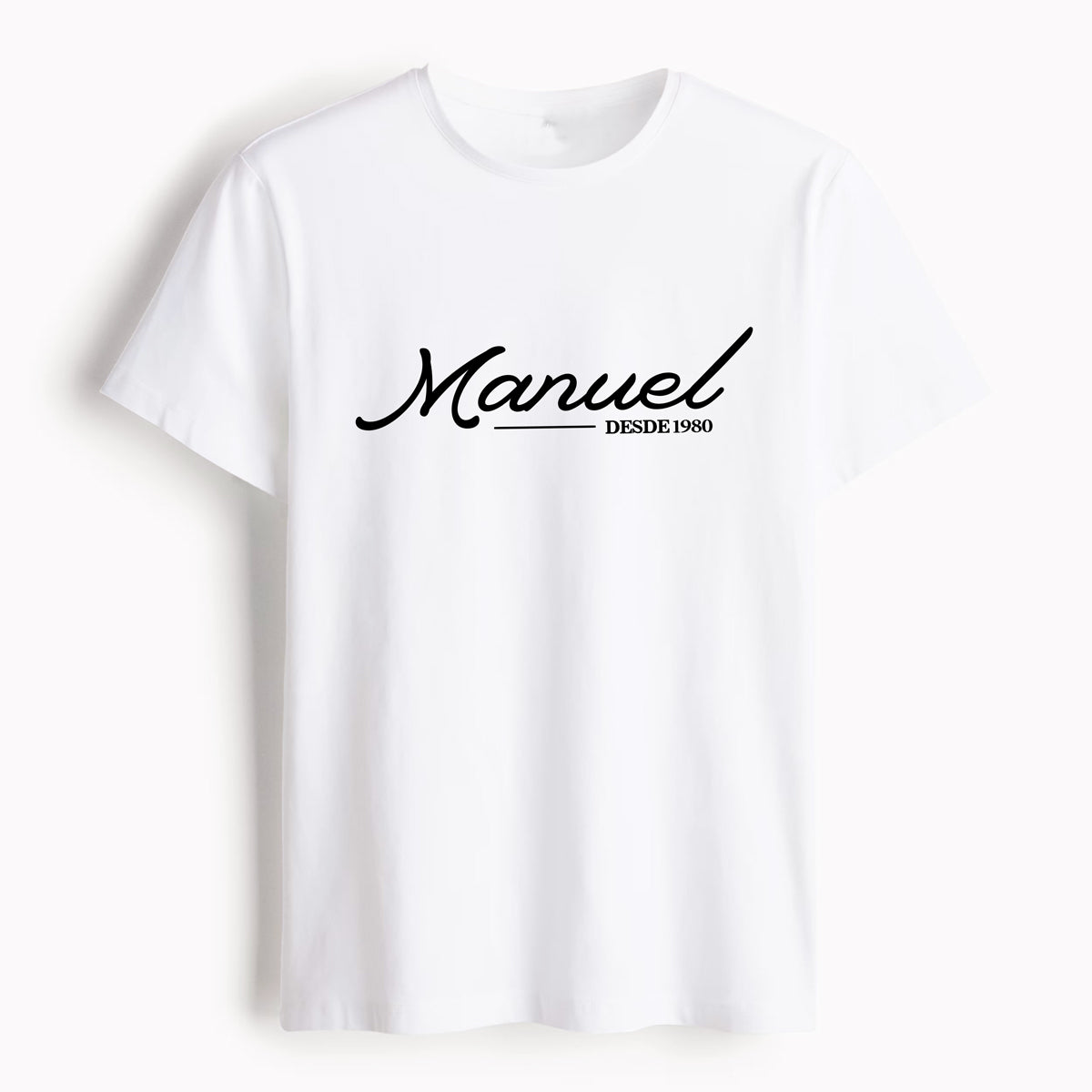Camiseta blanca  &quot; Manuel desde&quot; | Chin Pum