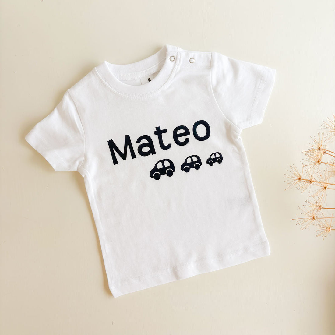 Camiseta blanca personalizada bebé | ChinPum