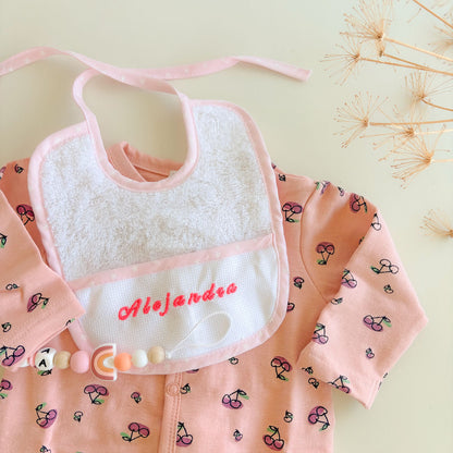 Babero algodón bolsillo delantero Personalizado | Chin Pum