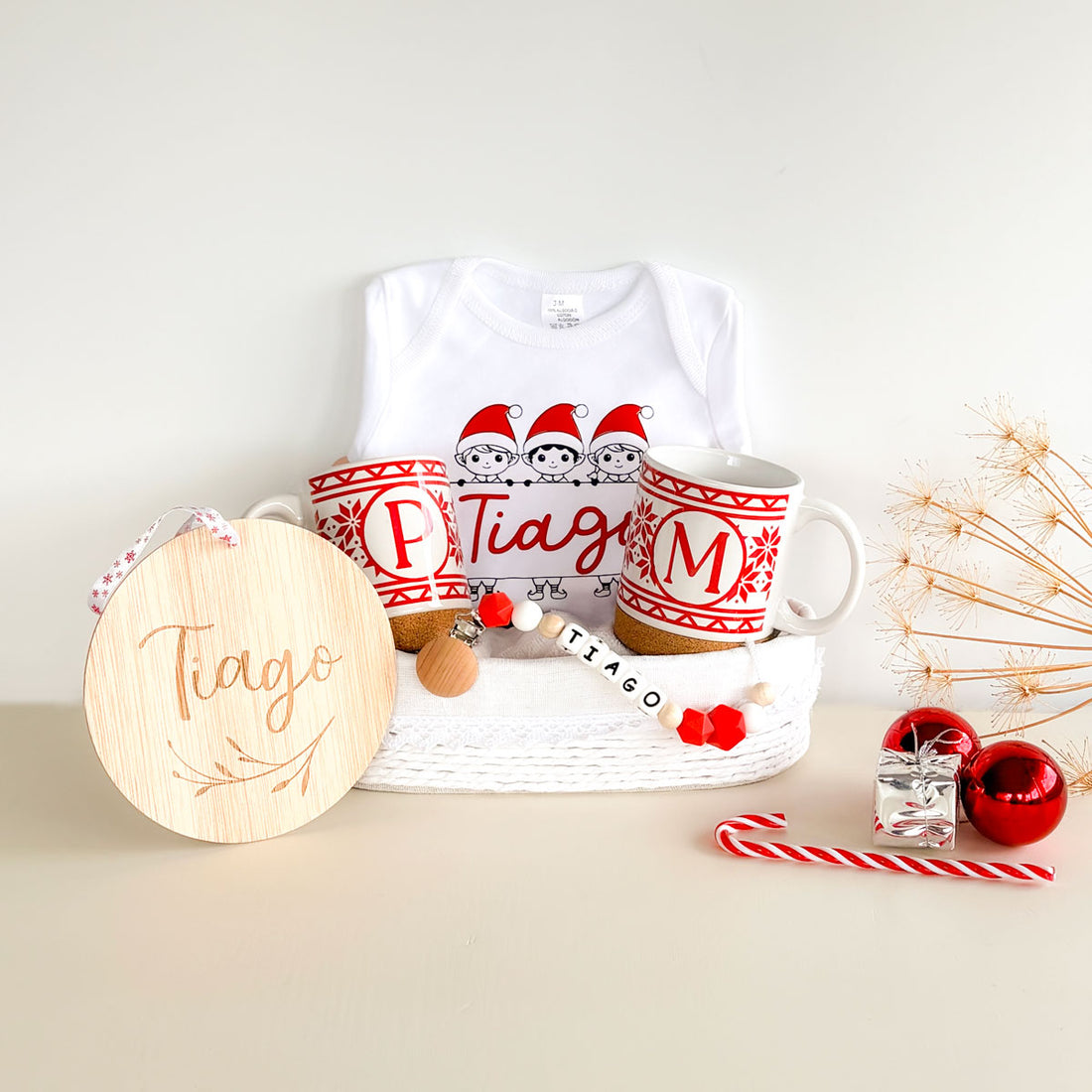 Canastilla nacimiento familiar Navidad | ChinPum