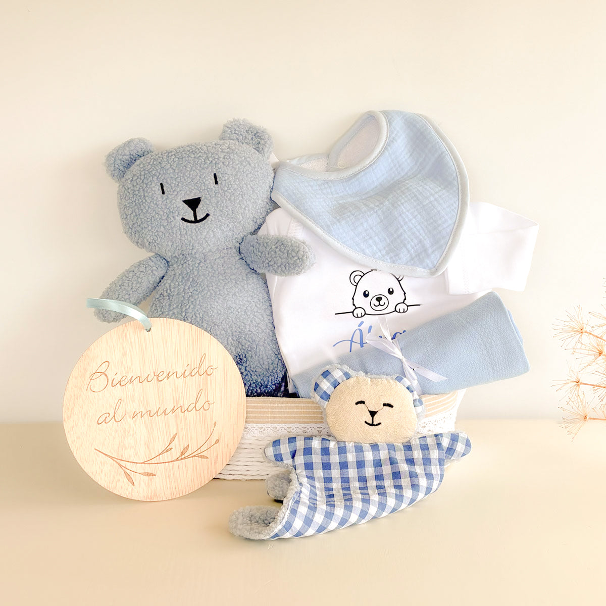 Canastilla recien nacido Oso Azul | ChinPum