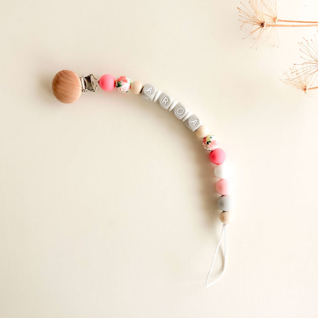 Chupetero personalizado Blossom | Chin Pum