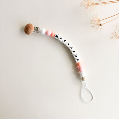 Chupetero personalizado Basic Rosa | Chin Pum