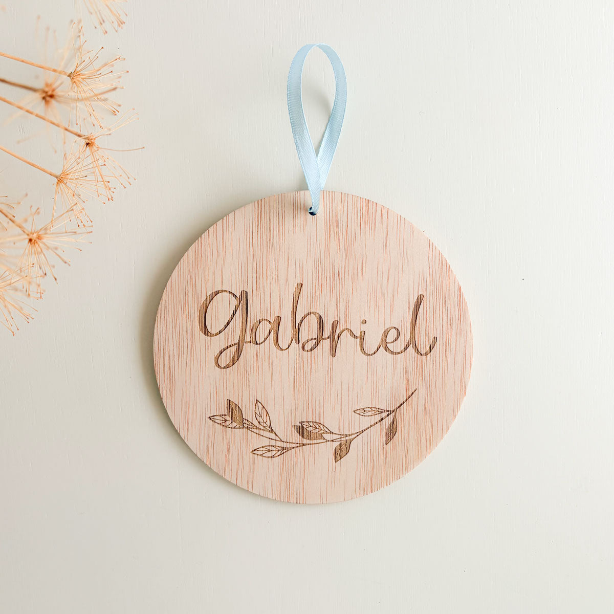 Disco de madera personalizado para colgar | Chin Pum