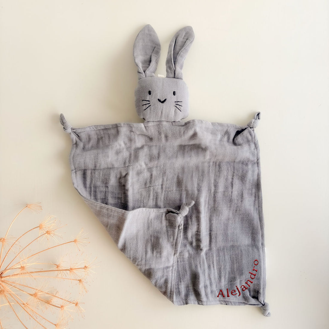 Doudou conejo gris personalizable | Chin Pum