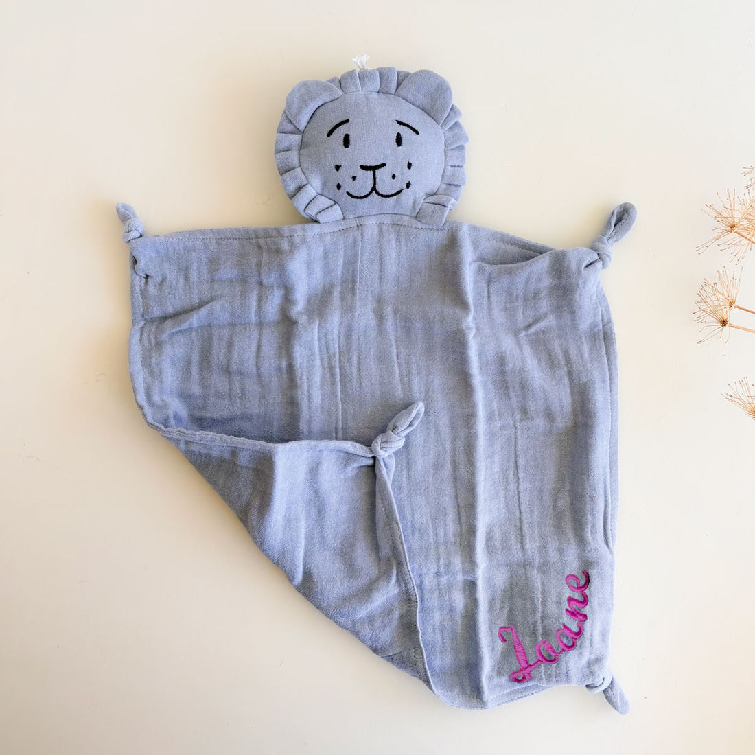 Doudou León Azul Personalizado | ChinPum