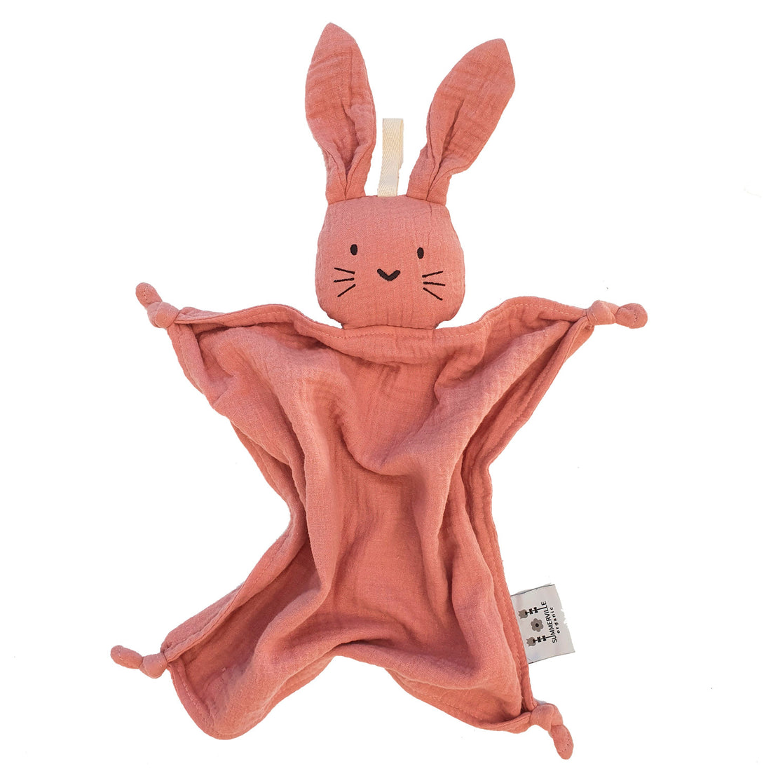 Doudou Conejo Rosa de algodón orgánico |ChinPum