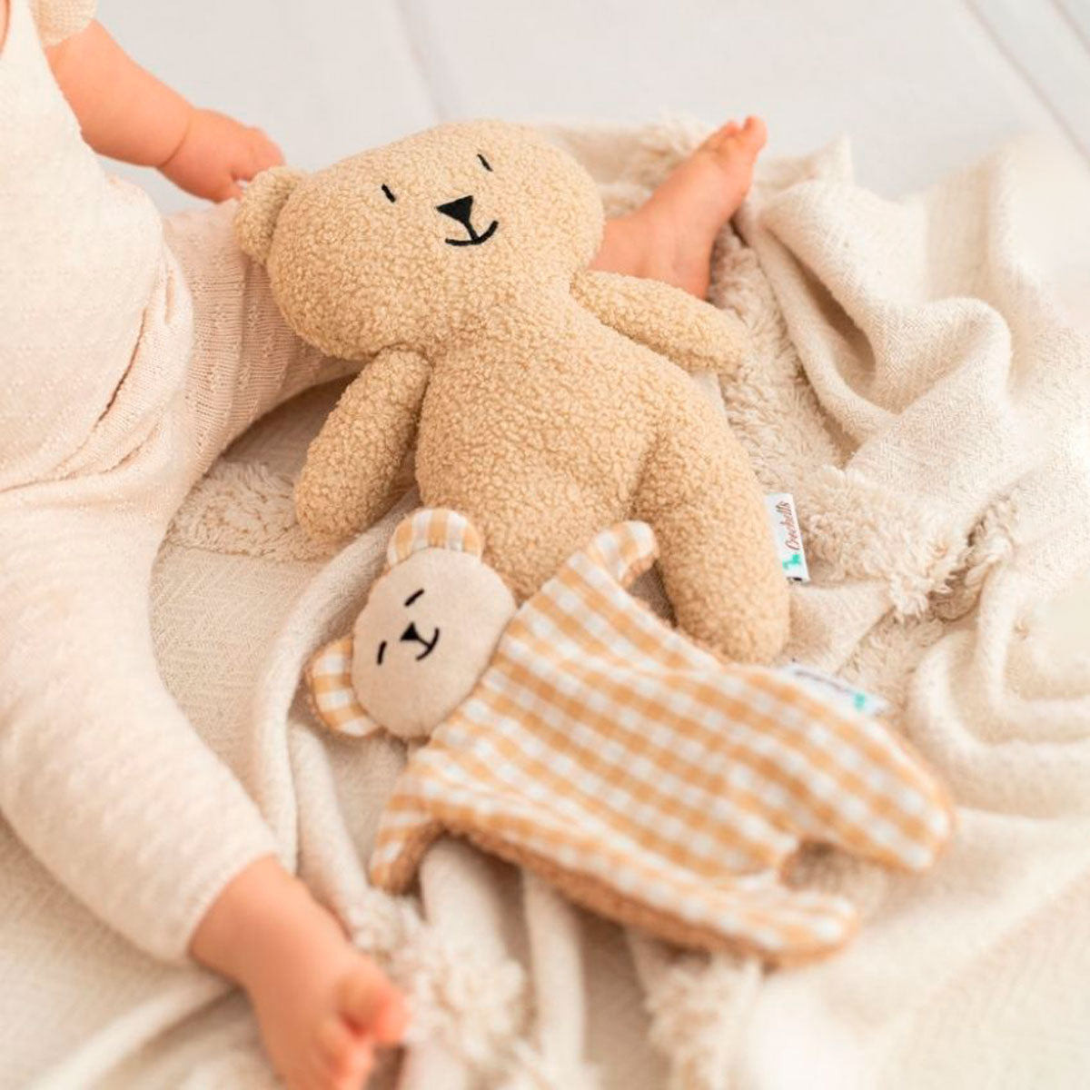 Canastilla recien nacido Oso Crema | ChinPum