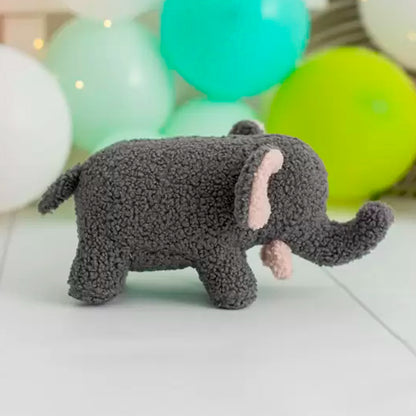 Elefante de peluche sonajero gris| ChinPum