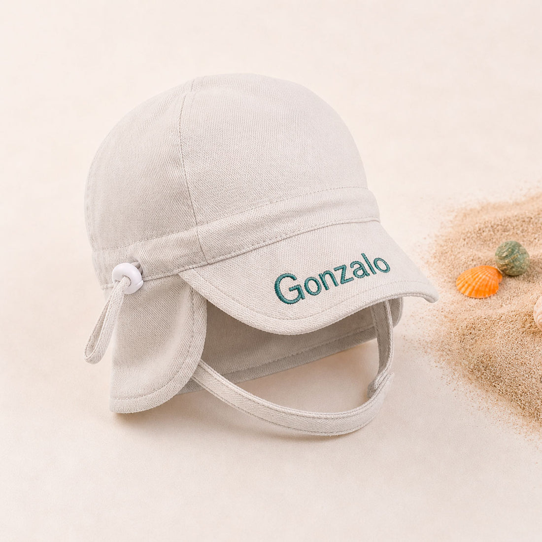 Gorro para bebé gris personalizado | ChinPum