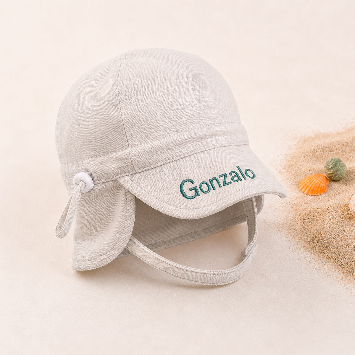 Gorro para bebé gris personalizado | ChinPum