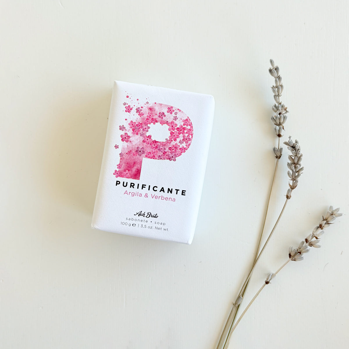 Jabón vegetal Purificante .Arcilla y Verbena | Chin Pum