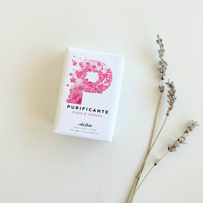 Jabón vegetal Purificante .Arcilla y Verbena | Chin Pum