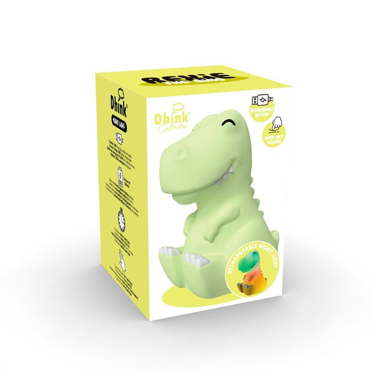 Luz de noche quitamiedos Dino | Chin Pum