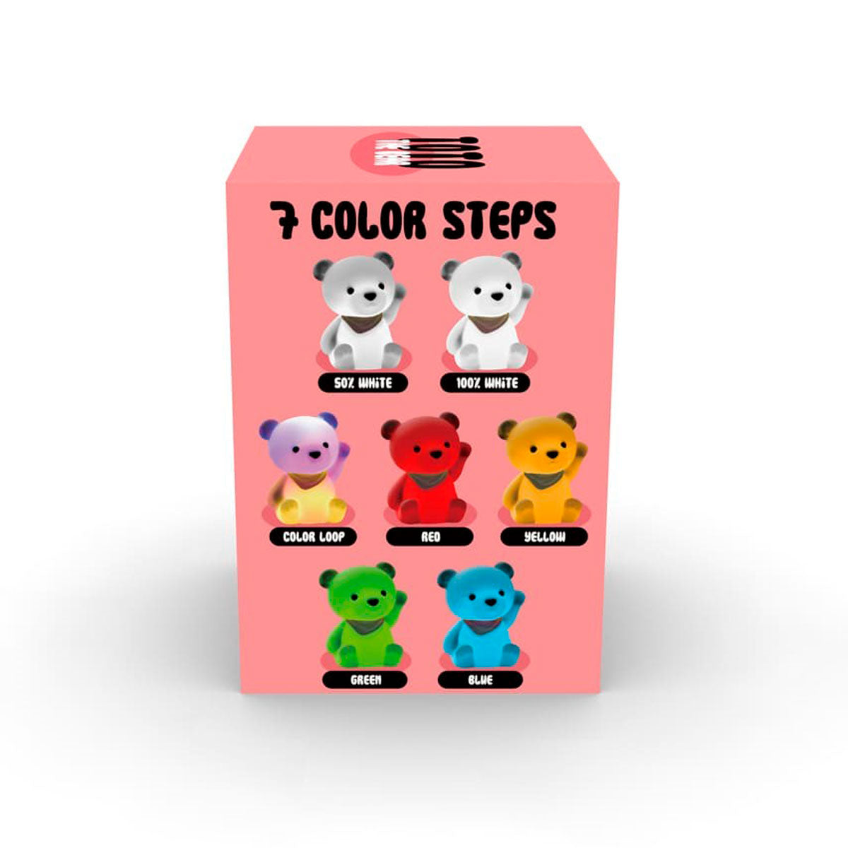 caja de luz recargable quitamiedos Osito | Chin Pum