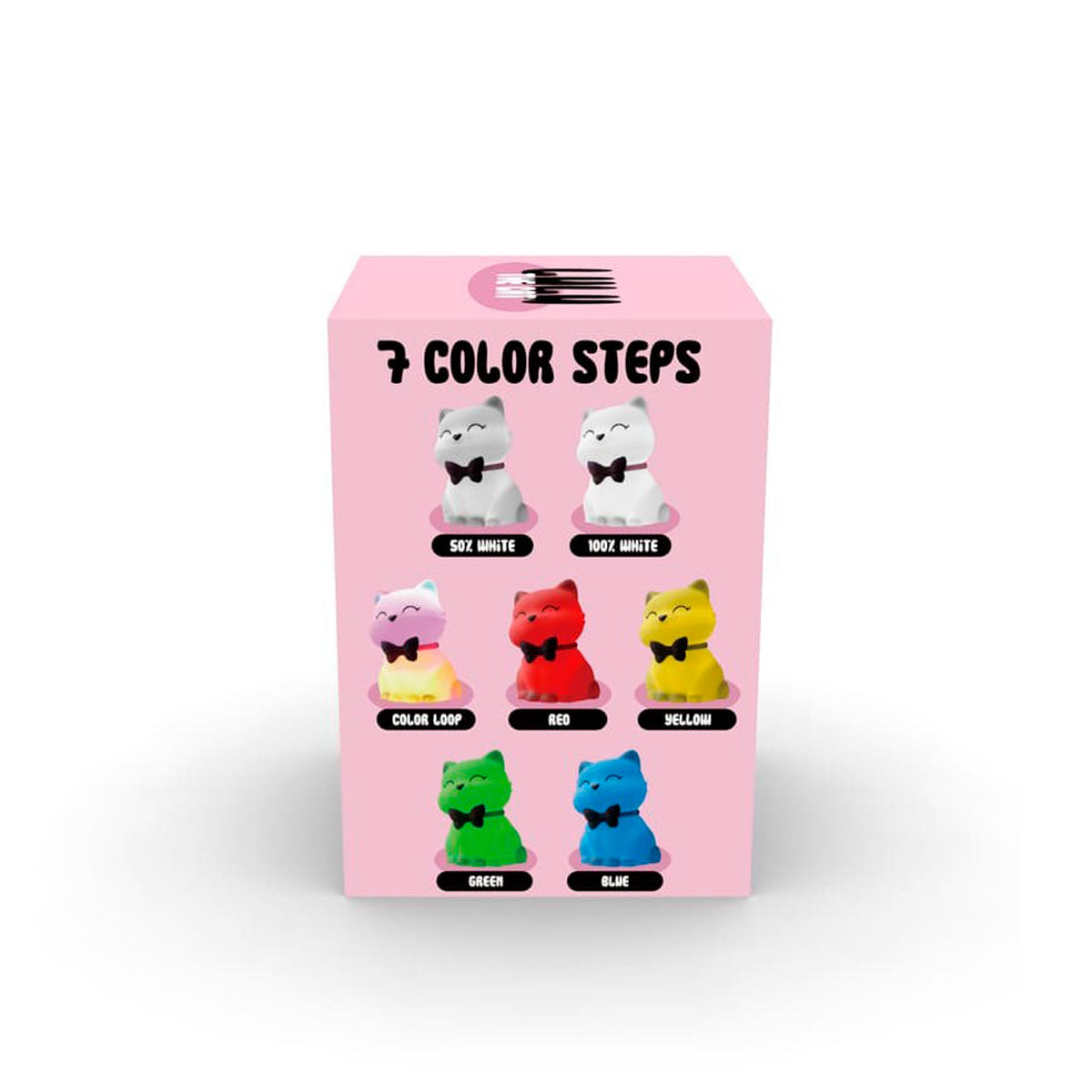 Caja de Luz de noche quitamiedos Gatito | Chin Pum