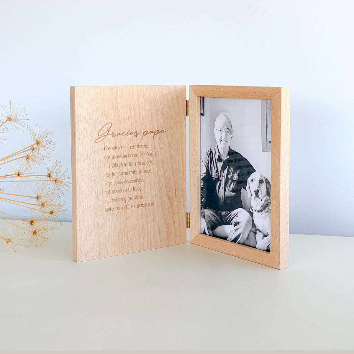 Marco de fotos de madera Personalizado "Dibujo" | Chin Pum