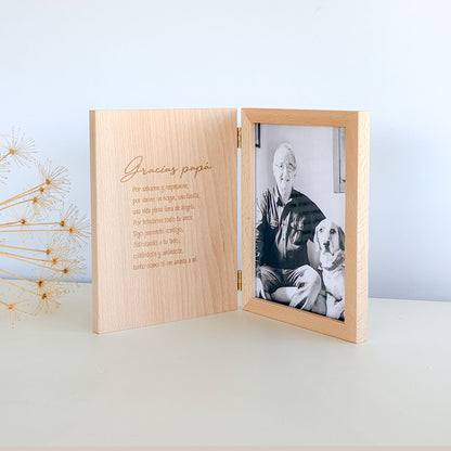 Marco de fotos de madera Personalizado "Dibujo" | Chin Pum