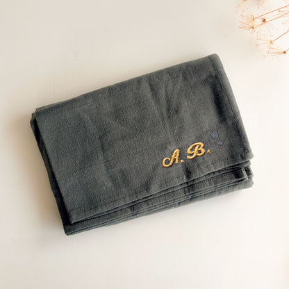 Muselina Franela personalizada para tu bebé de algodón orgánico 100% | Chin Pum