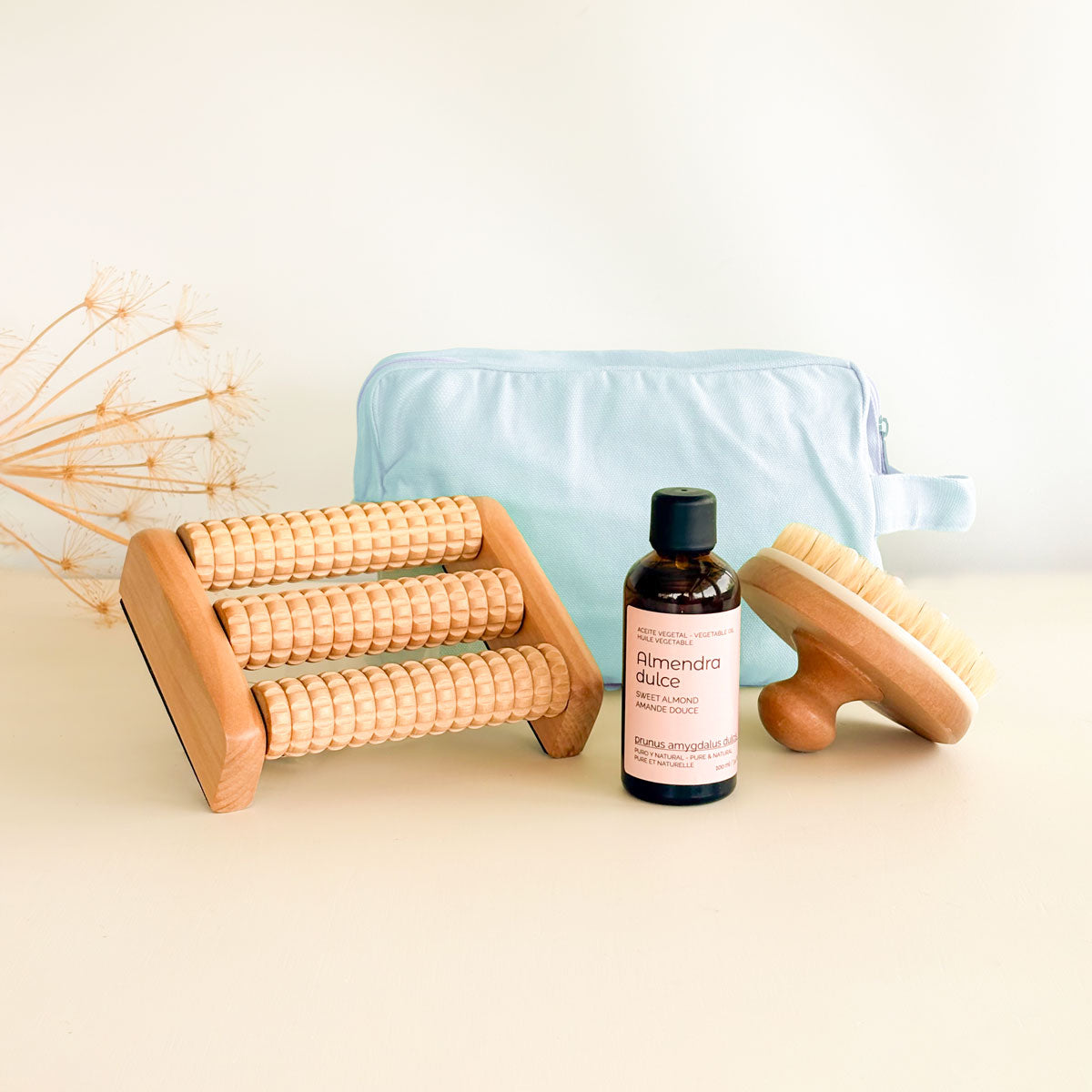Pack mamá masaje descanso personalizado celeste | ChinPum