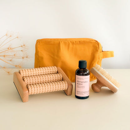 Pack mamá masaje descanso personalizado Mostaza| ChinPum