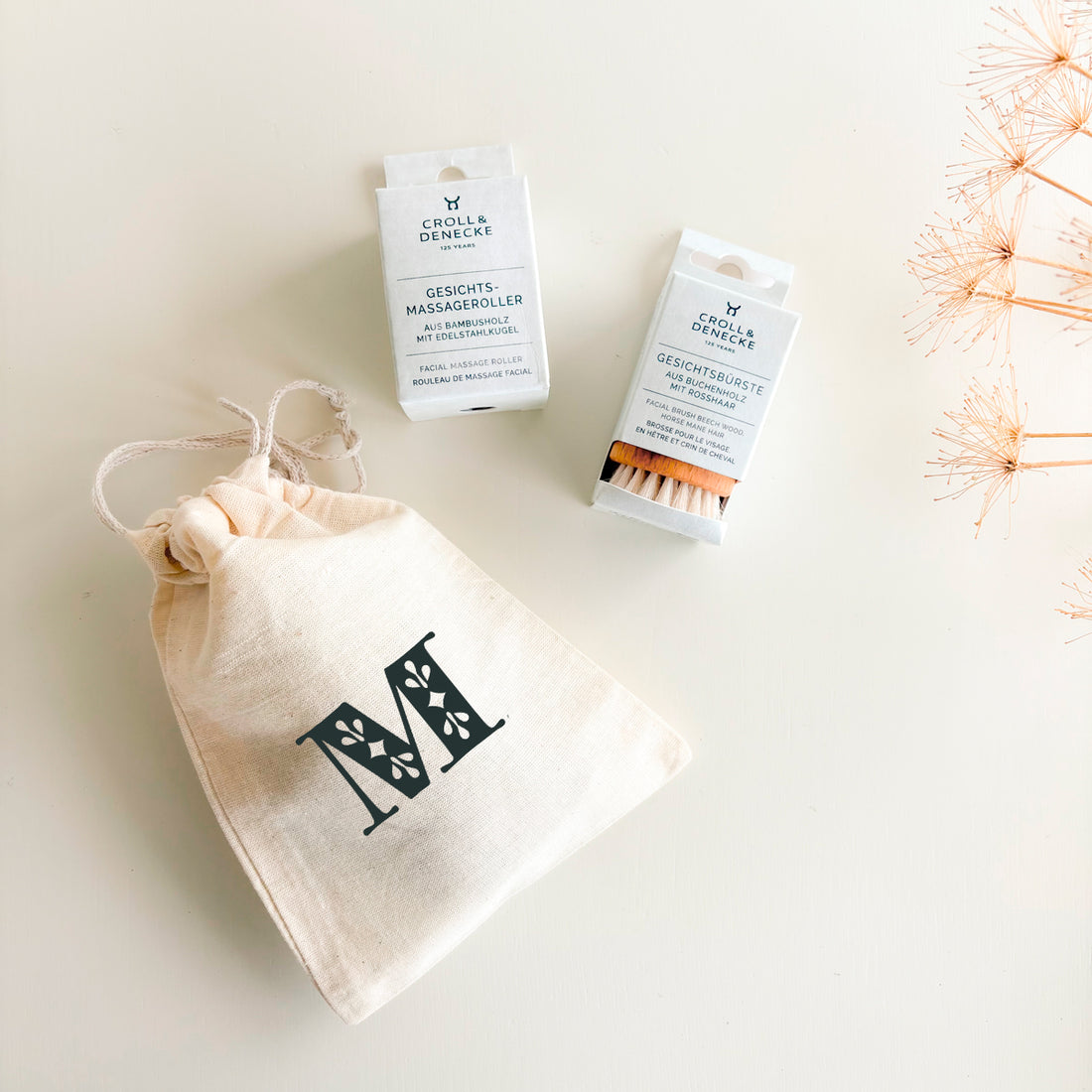 Set Natural Cuidado Facial personalizado con inicial | Chin Pum