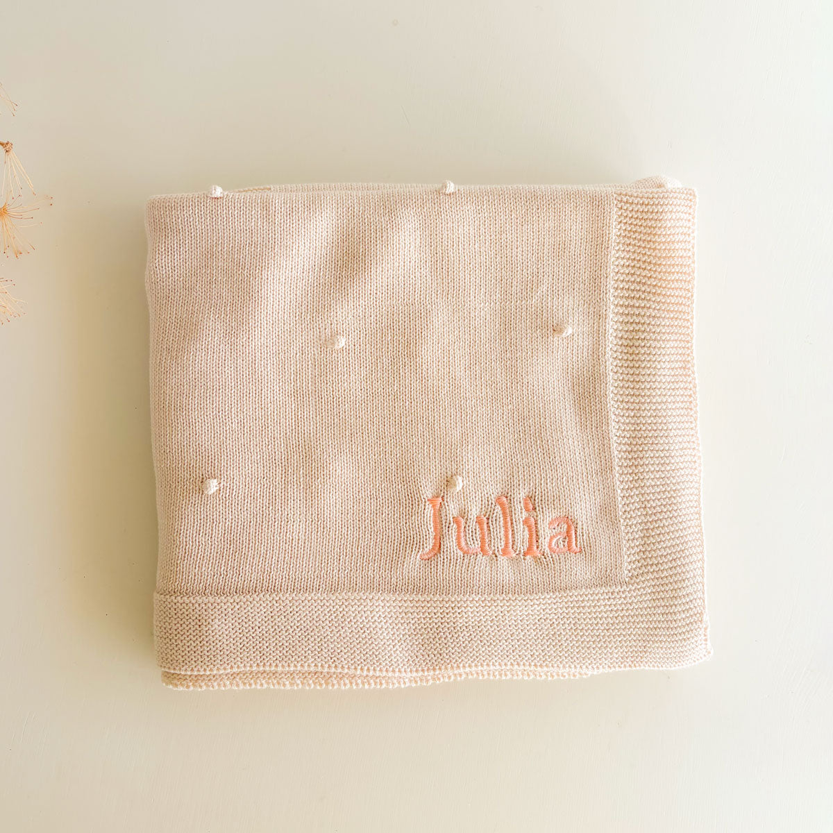 Toquilla crema de punto de algodón personalizada | Chin Pum