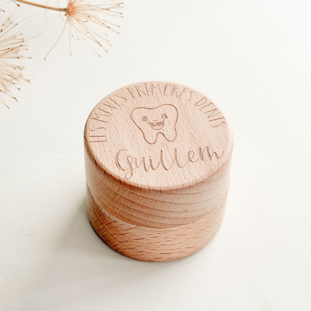 Caja para dientes personalizada